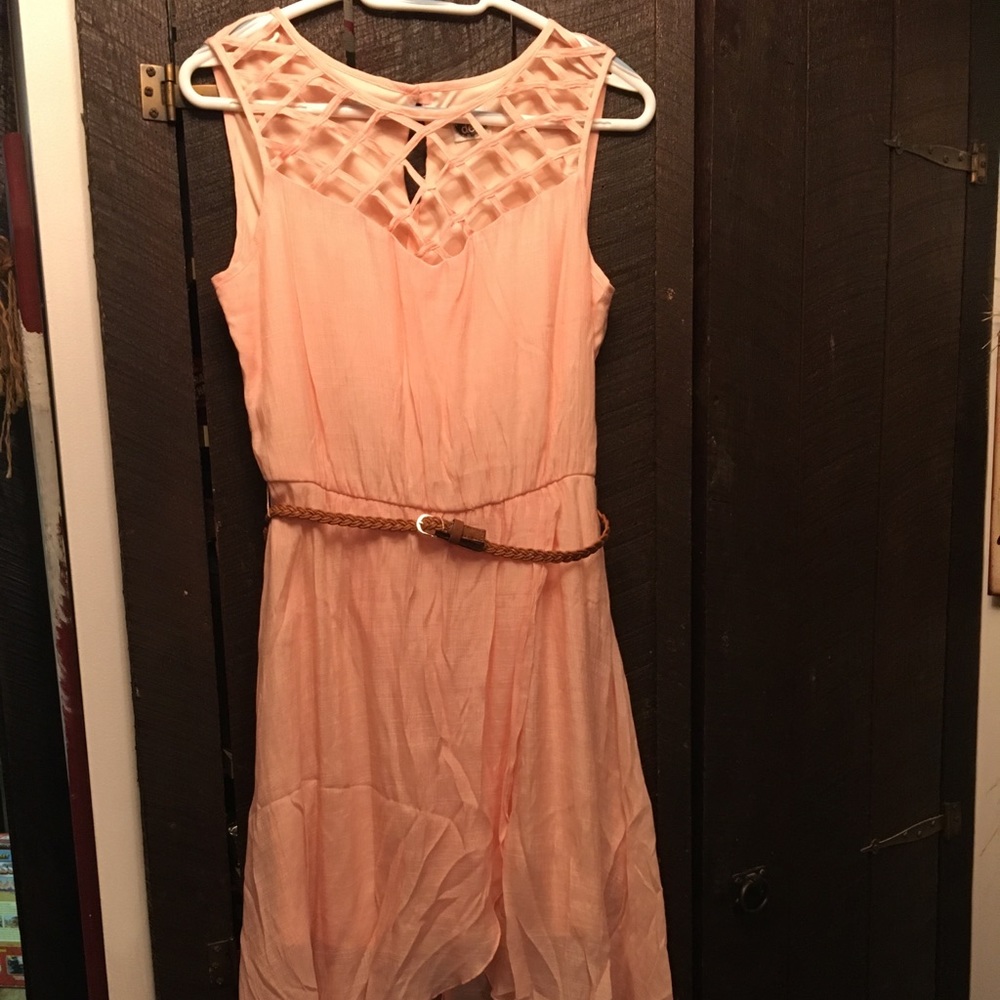 Deb High Low Dress with Belt
